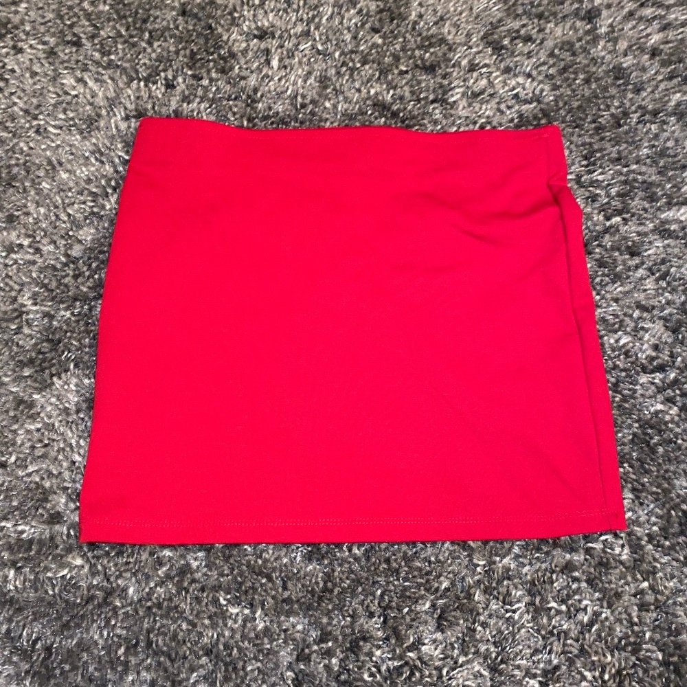Red Mini Skirt - Women’s Size Medium